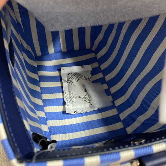 Kate Spade Flutter Fly (Butterfly) Picnic Basket Crossbody in Blue - Picture 14 of 16